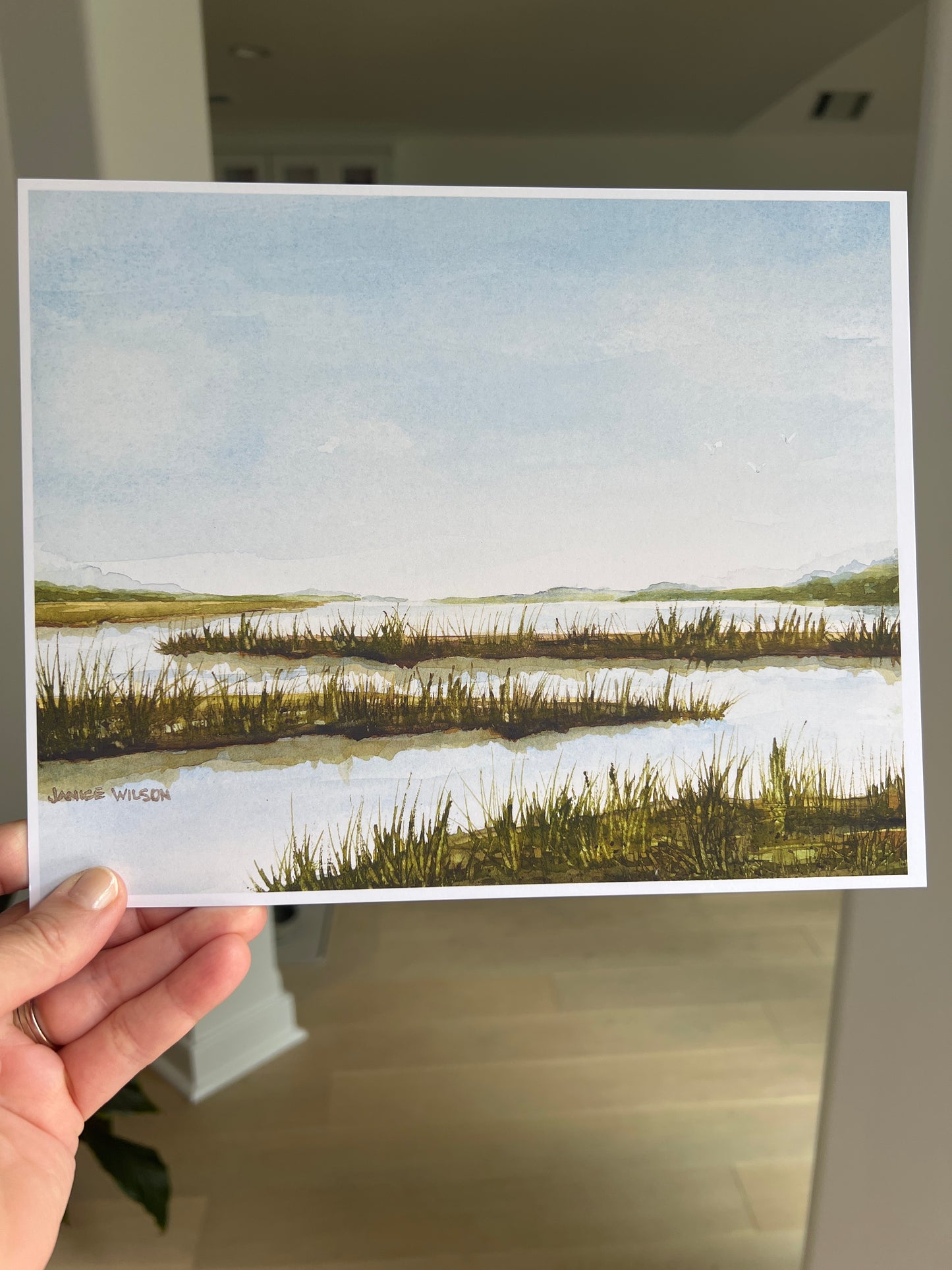 Hilton Head Island Marsh, Giclee Print, Original Fine Art Watercolor Painting