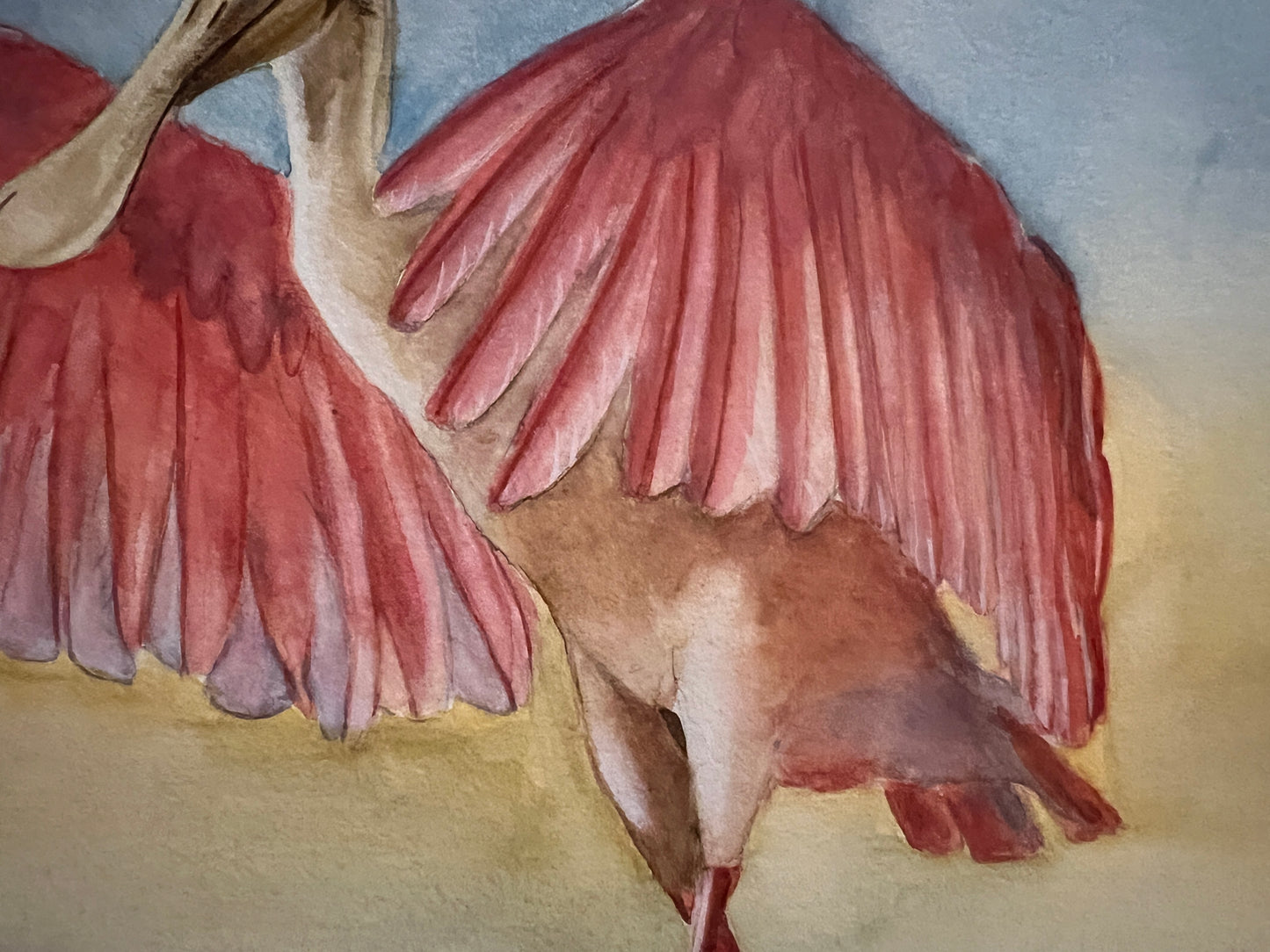 Giclee Prints of Watercolor Original Angel Spoonbill