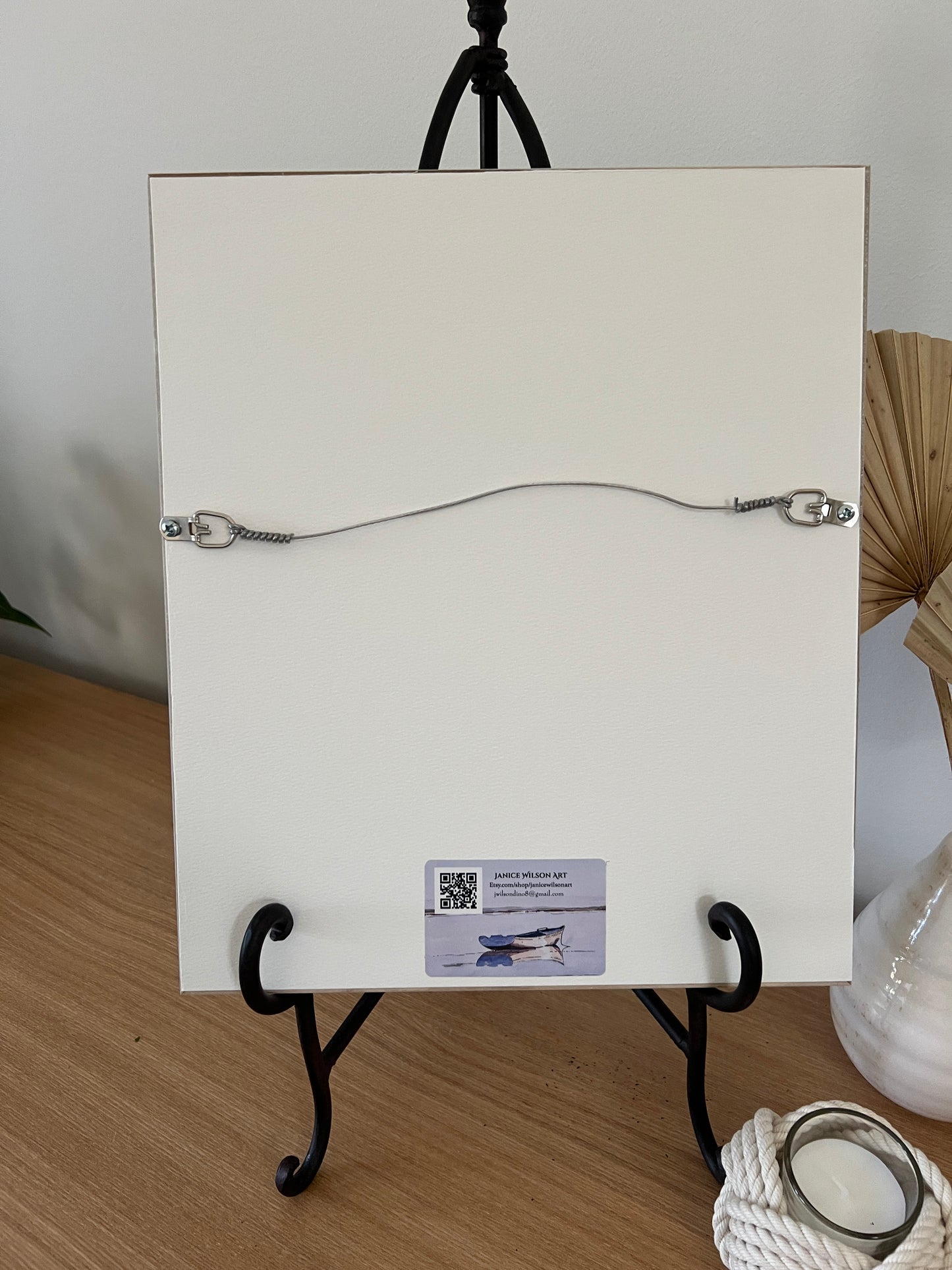 Original Watercolor Painting "Blue Loggerhead Turtle" 11" X 13" Matted and Framed, Ready to Hang