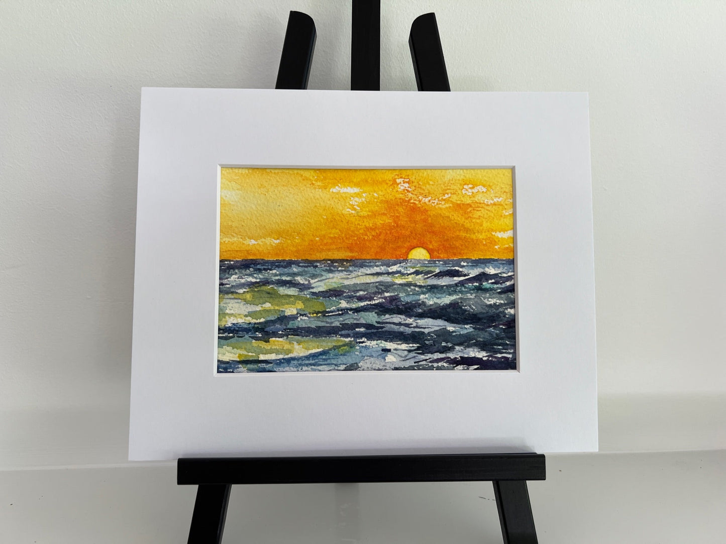Giclee Print of Original Watercolor "Here comes the Sun"