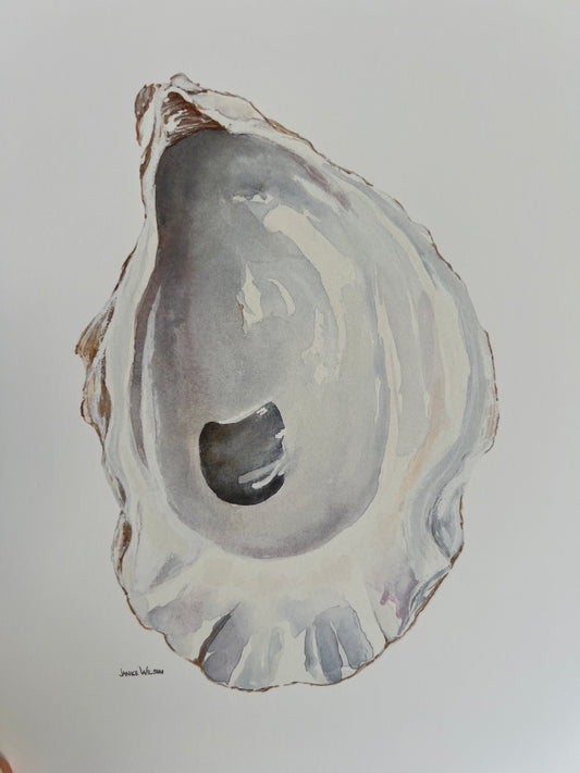 Giclee Prints of  Original Watercolor, Summer Oyster #2