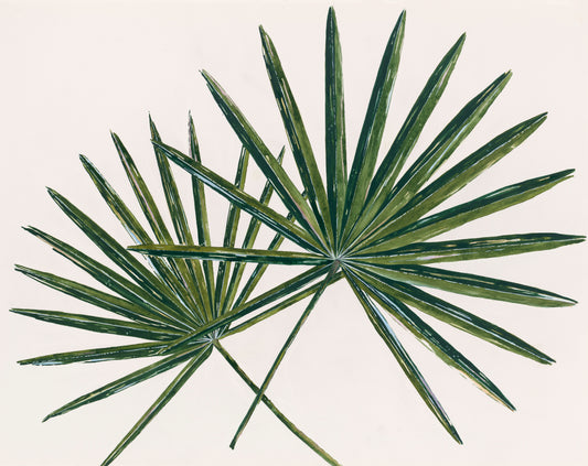 Original Watercolor "Palmetto Palms"