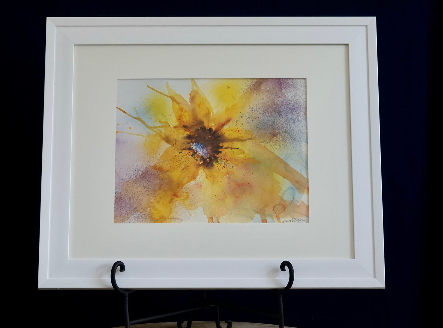 Original Watercolor "Sunflower Burst"